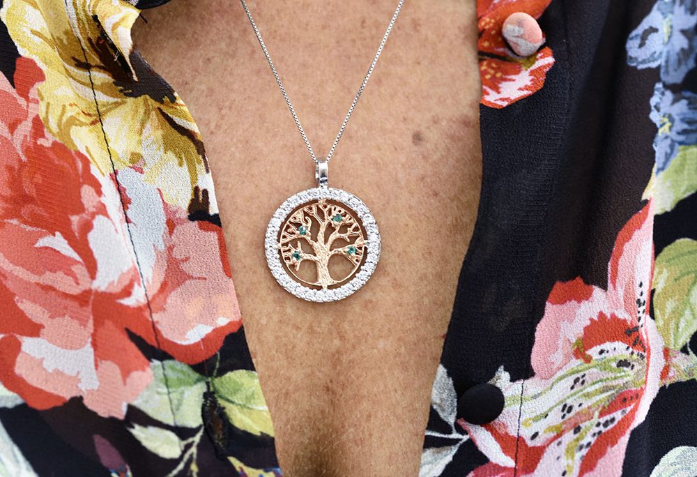 Collana Albero Della Vita ADV06V-A indossata