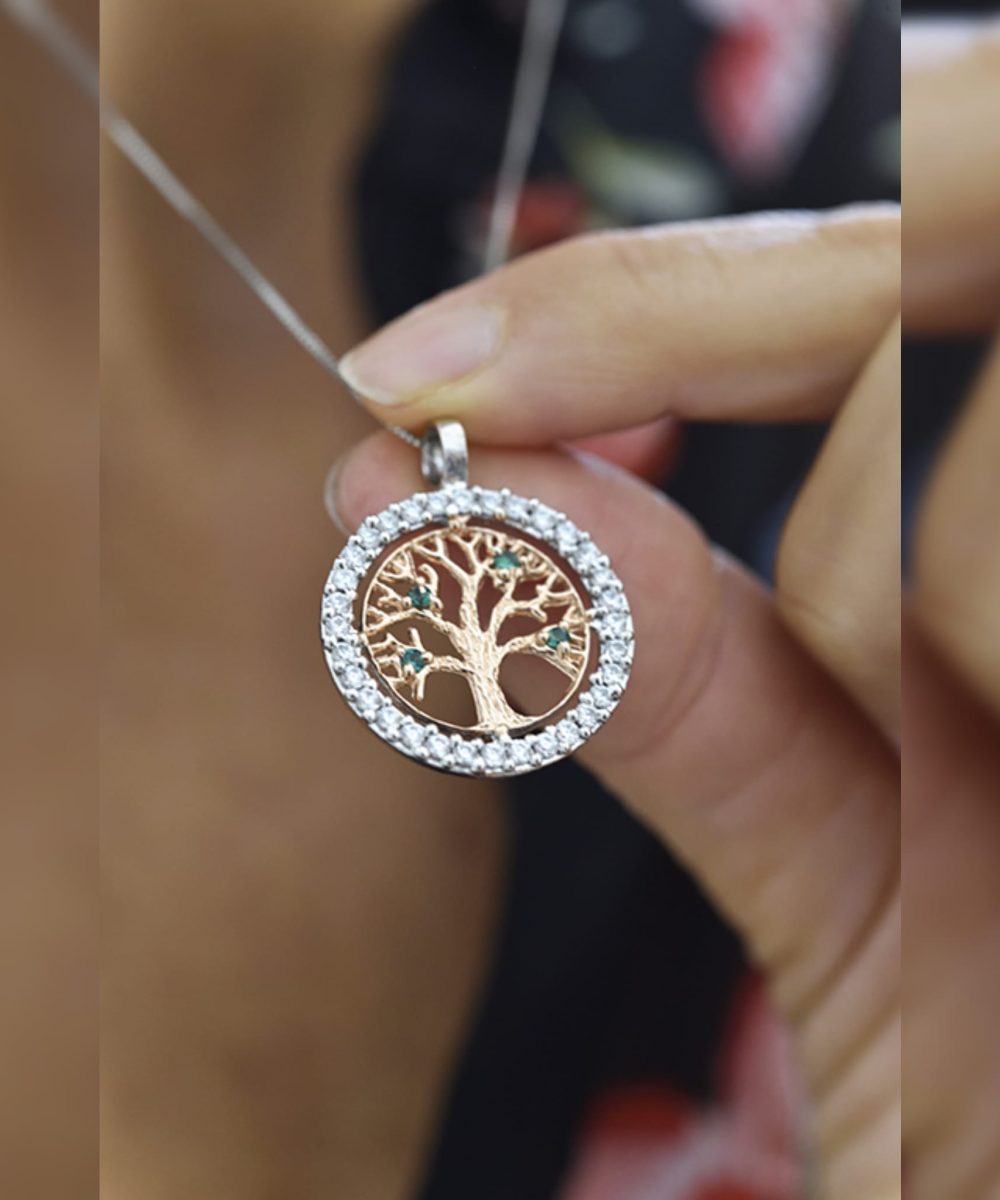 Collana Albero Della Vita ADV06V-A indossata