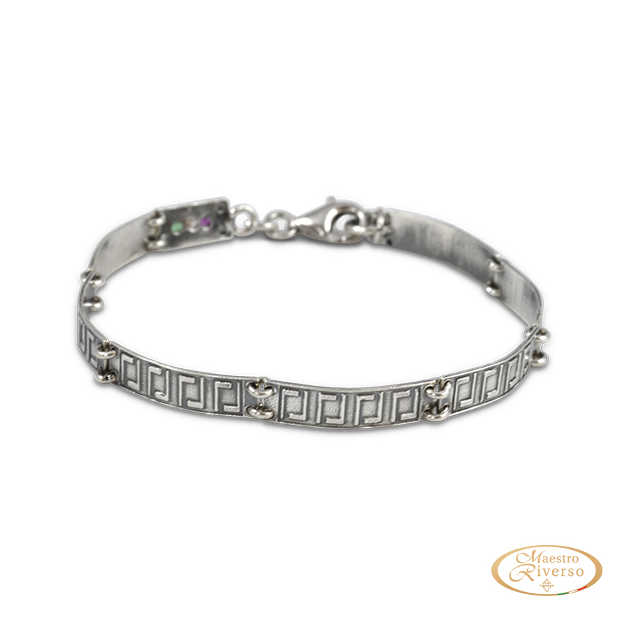 Bracciale uomo Italia in Argento