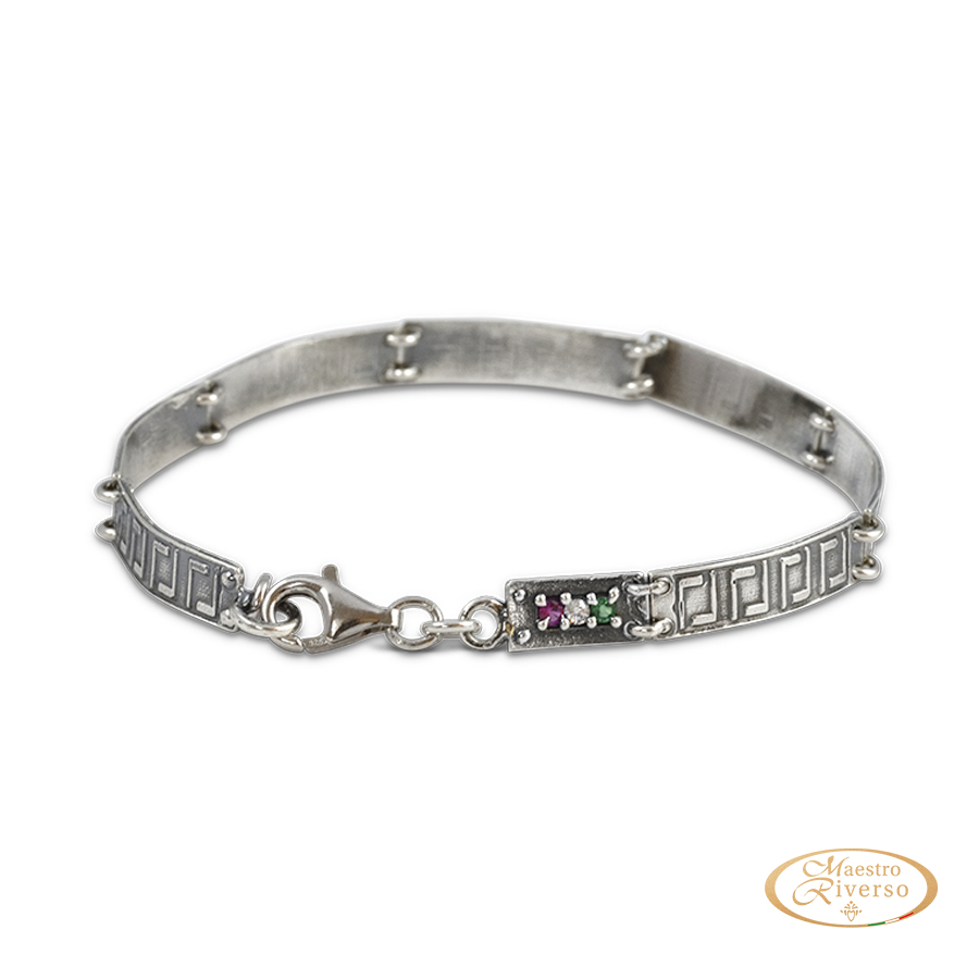 Bracciale uomo Italia in Argento