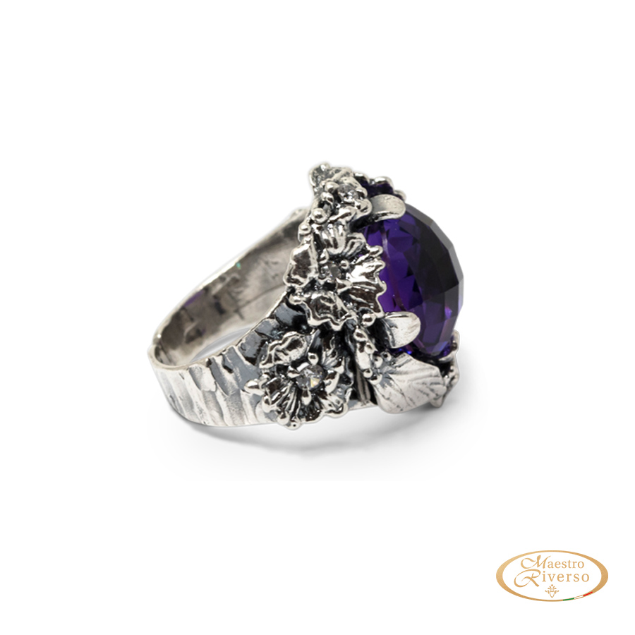 Anello in Argento Elegance AnElg04-Ametista