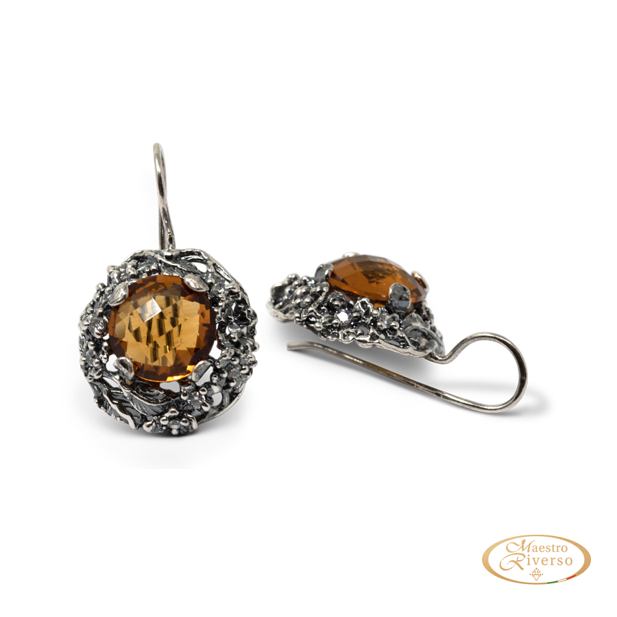 Orecchini Elegance OrElg01- Citrino