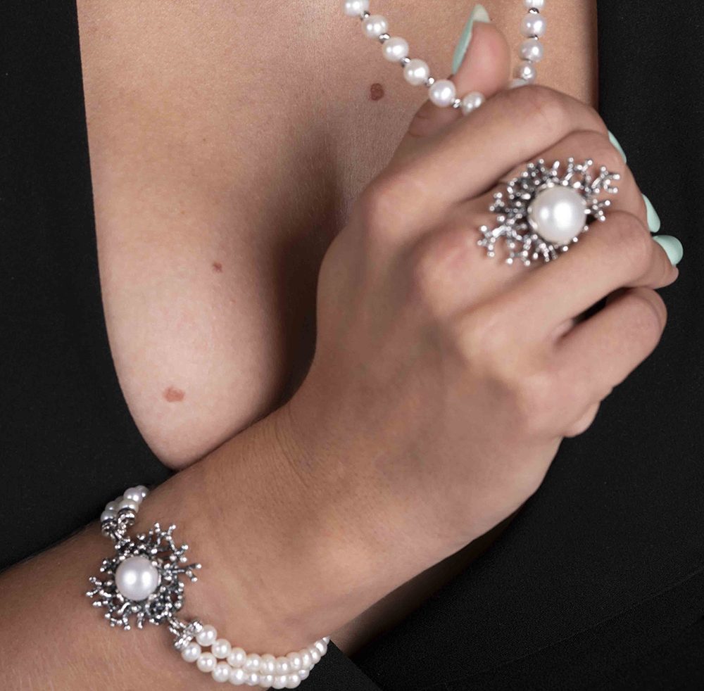 Bracciale in Argento Abissi BrPABS02 indossato