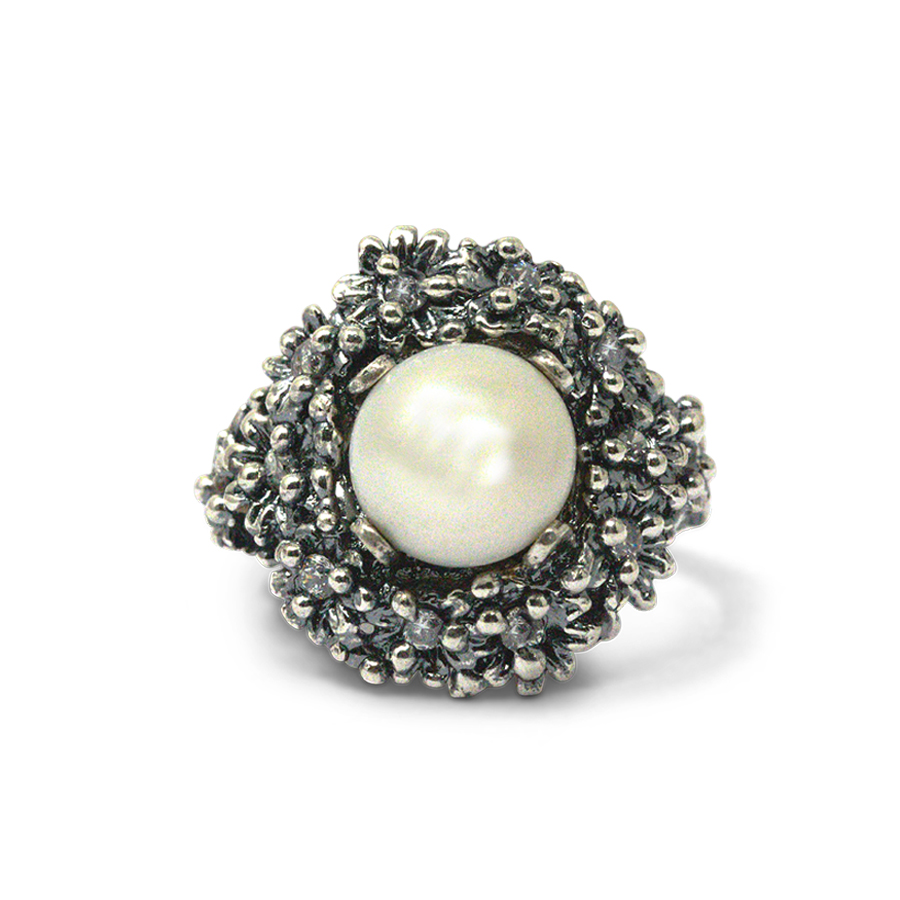Anello in argento Primule D'Argento AnPrm05-Perla