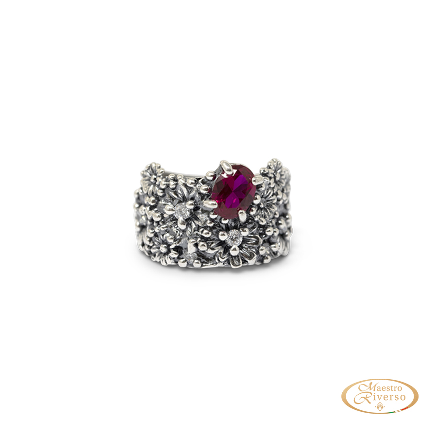 anello Primule edizione limitata AnED00-Rosso