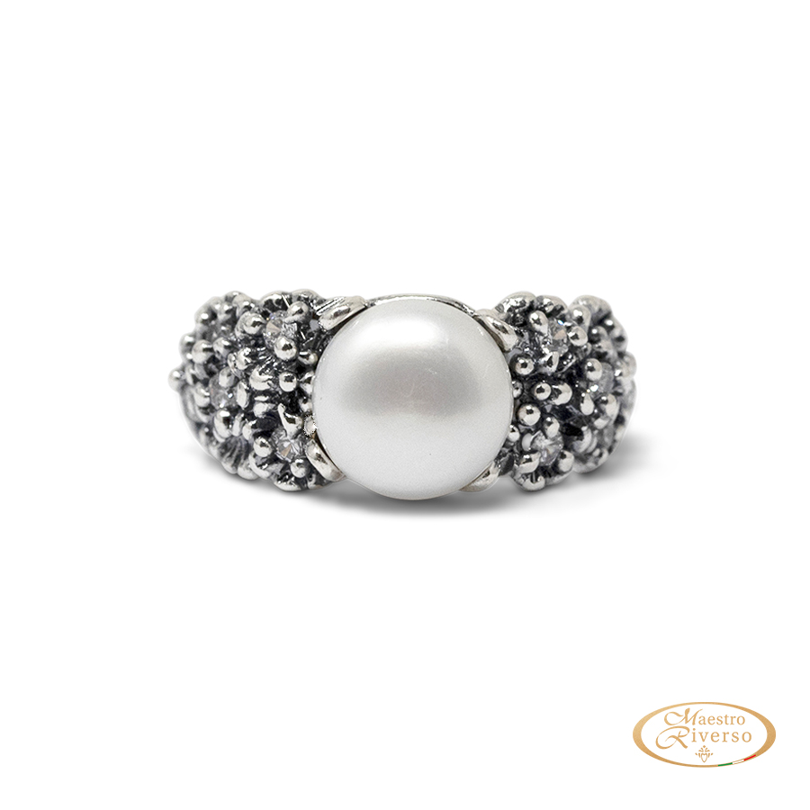 Anello in argento Primule D'Argento AnPrm07-Perla