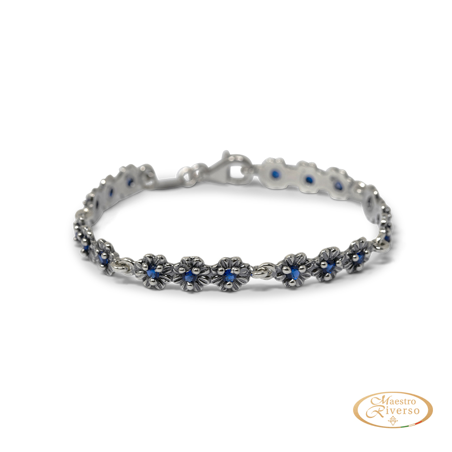 Bracciale in argento Primule D'Argento BrPrm09-Blu
