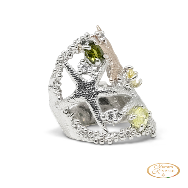 Anello donna collezione Mare AnMr54-bicolore