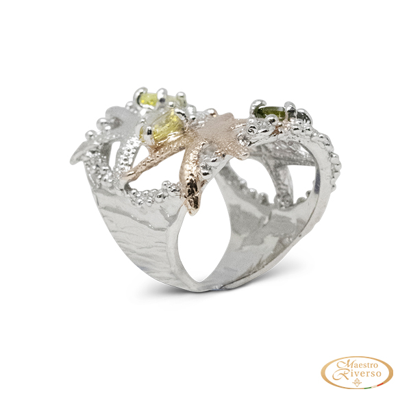 Anello donna collezione Mare AnMr54-bicolore