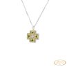 Collana donna collezione Le Croci Cr11oro-verde