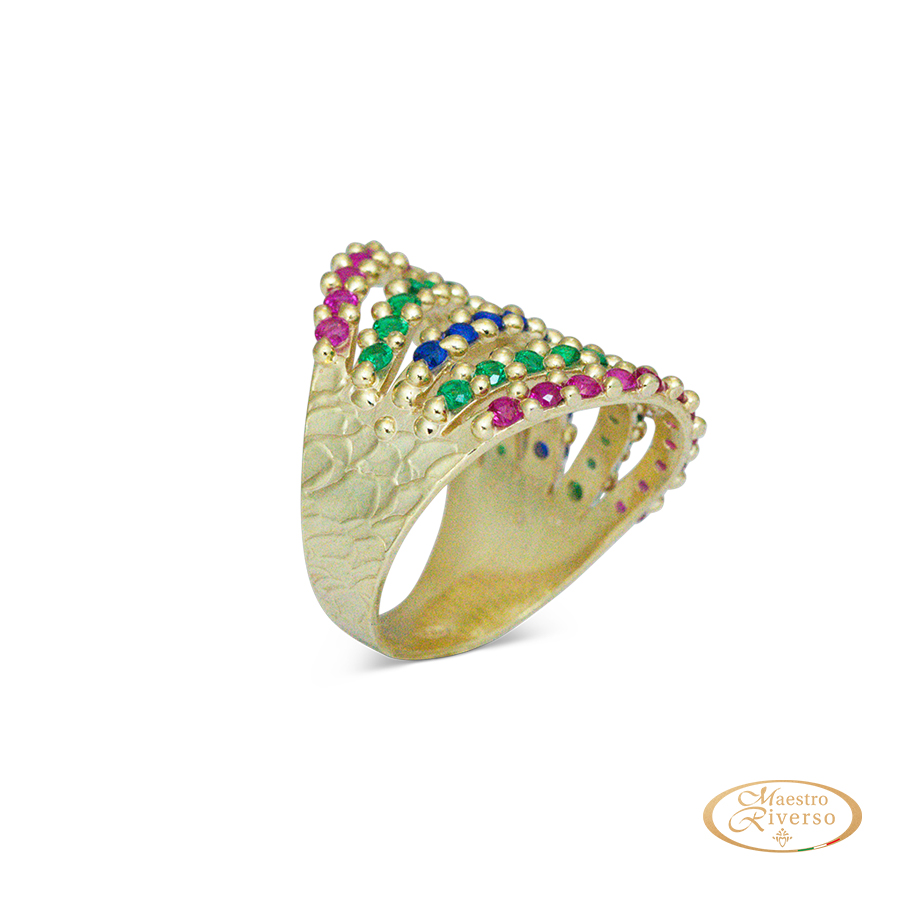 Anello la bella stagione AnSt03Oro-Multicolor
