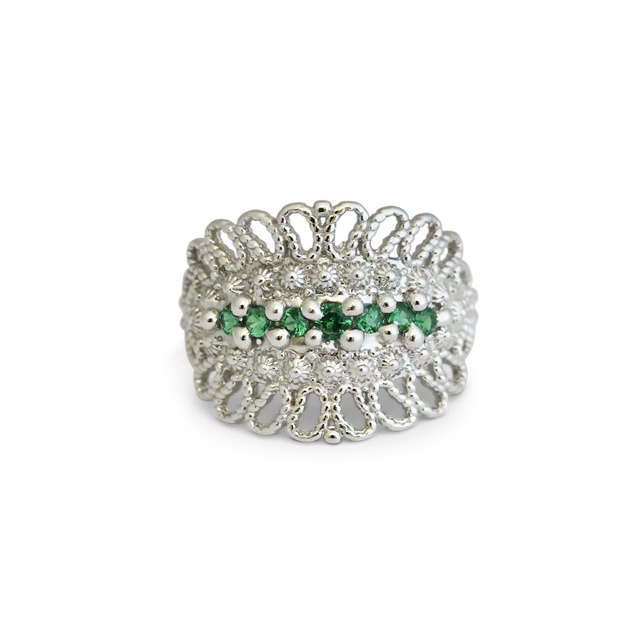 Anello Sardinia AnFg03-Verde