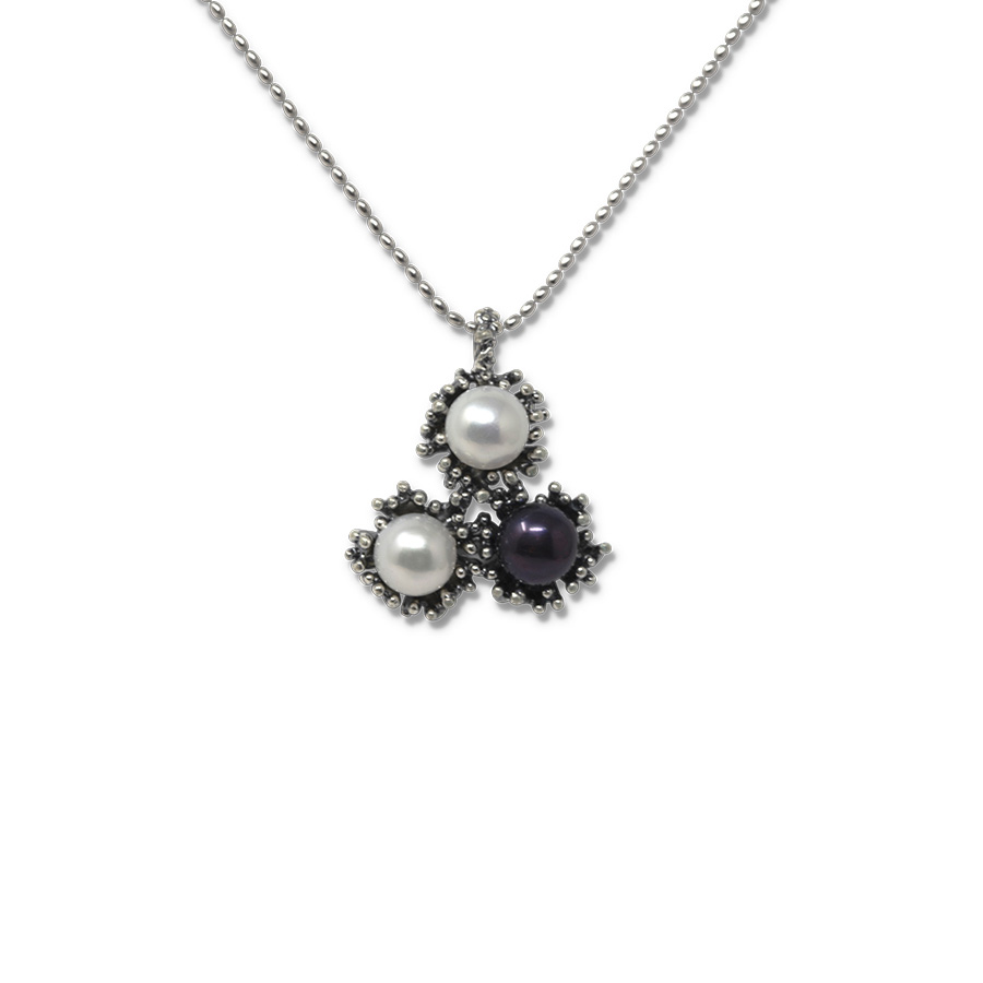 Collana Abissi ABS10-Perla Nera