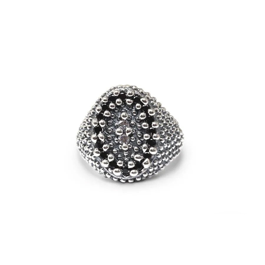 Anello Chevalier AnCh01-Nero