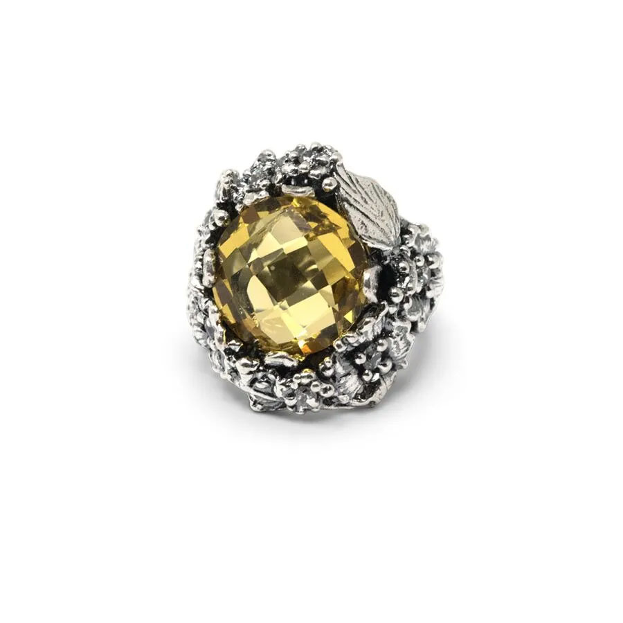 Anello Elegance AnElg04-TopazioGiallo