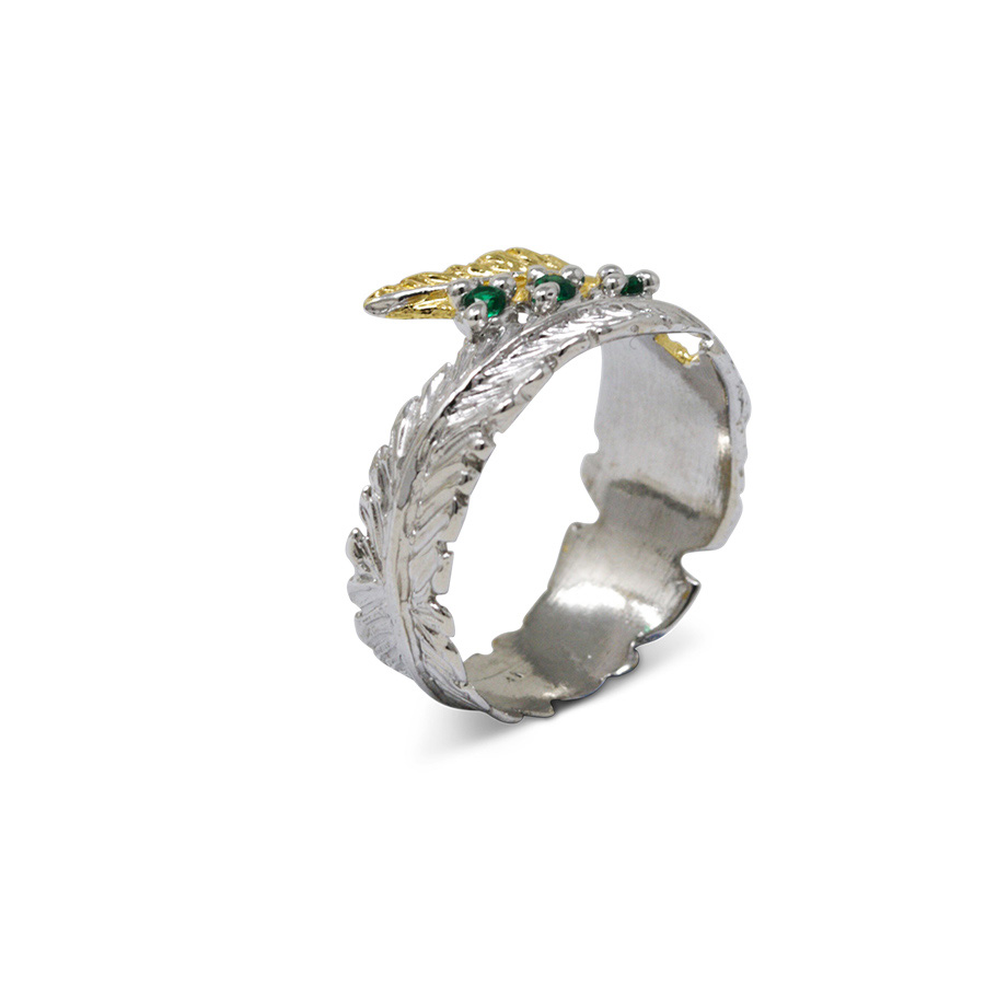 Anello Laurea AnLr02Bicolore - immagine 3