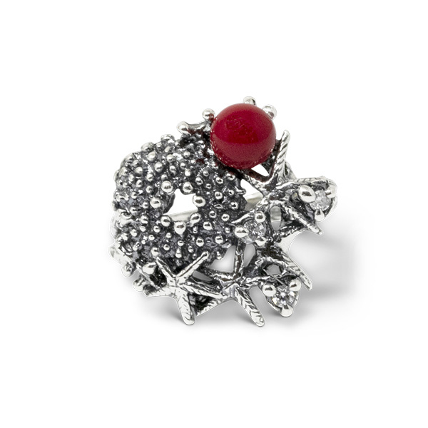 Anello Mare AnMr24-Corallo
