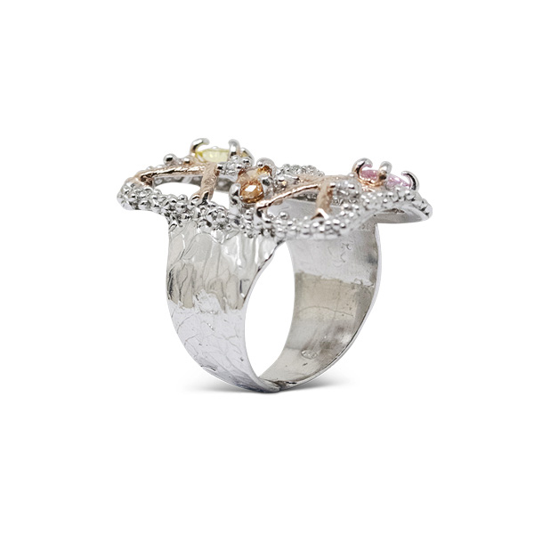Alternative view of Anello Mare AnMr47-Bicolore