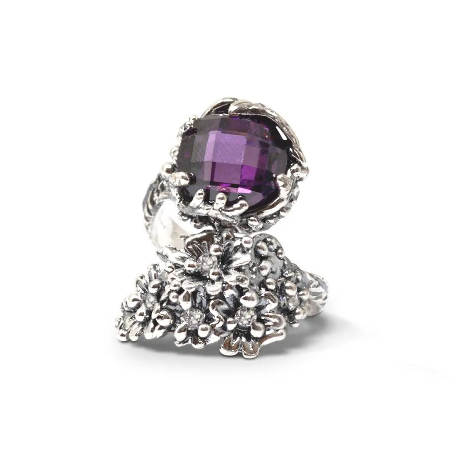 Anello Primule D'Argento AnPrm04 - immagine 5