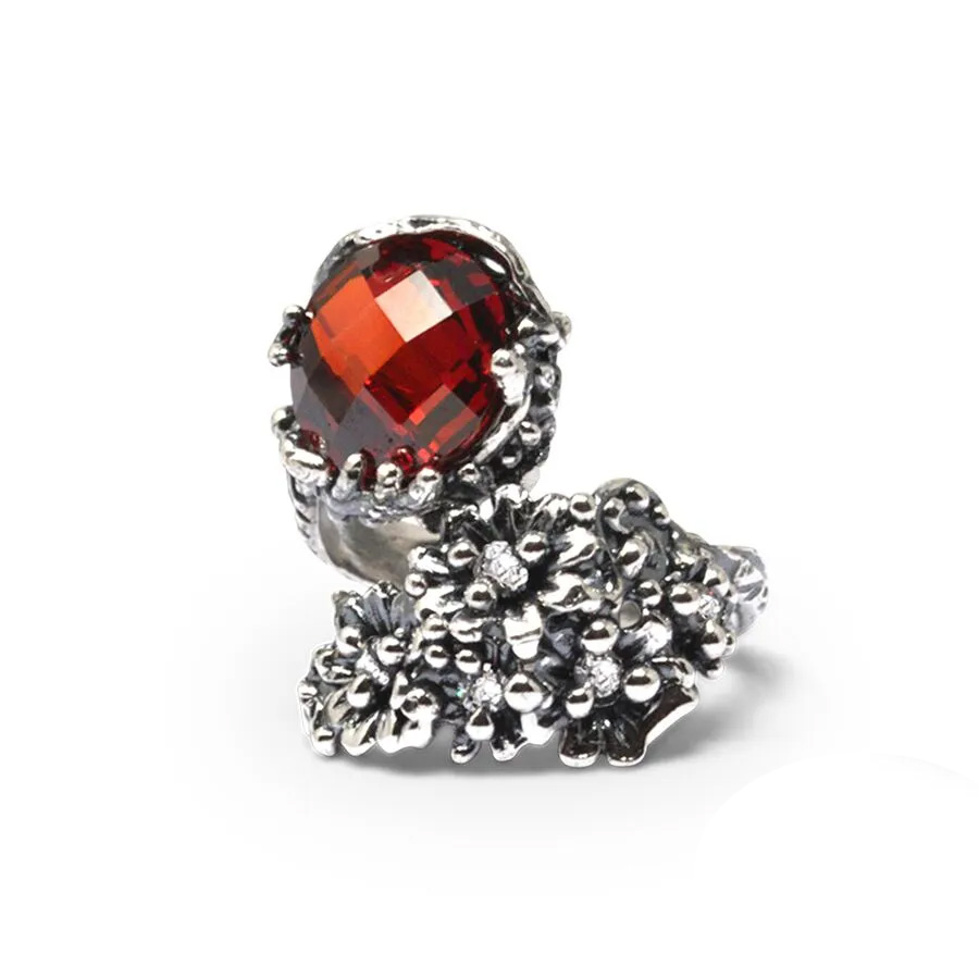 Anello Primule D'Argento AnPrm04