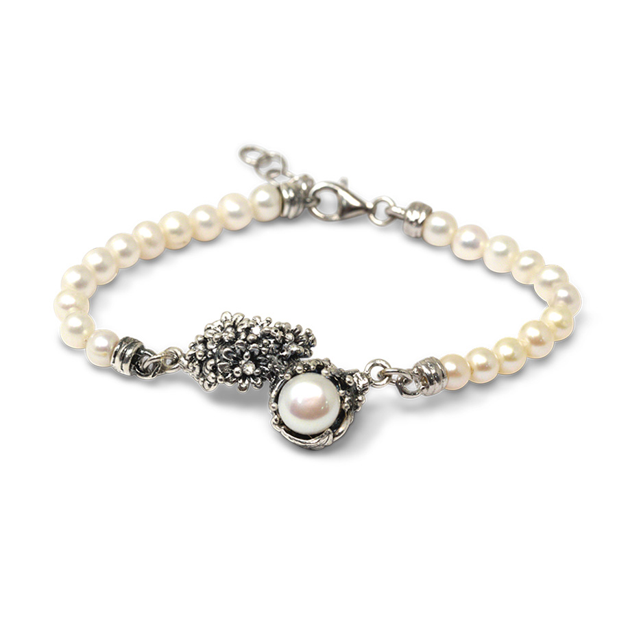 Bracciale Primule D'Argento BrPPrm04-Perla