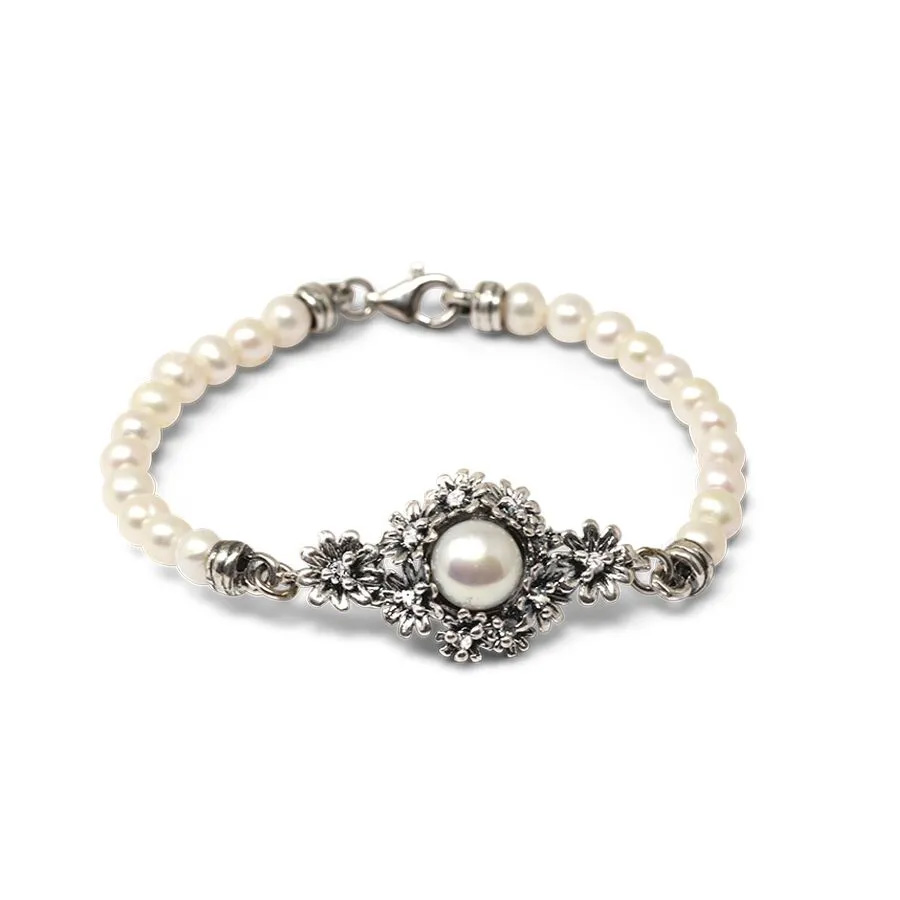 Bracciale Primule D'Argento BrPPrm05-Perla