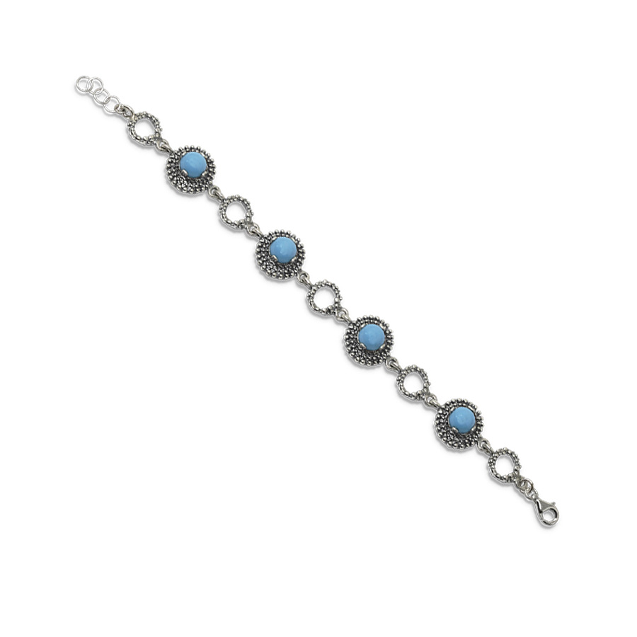 Alternative view of Bracciale Ricci Di Mare BrRm10-Turchese