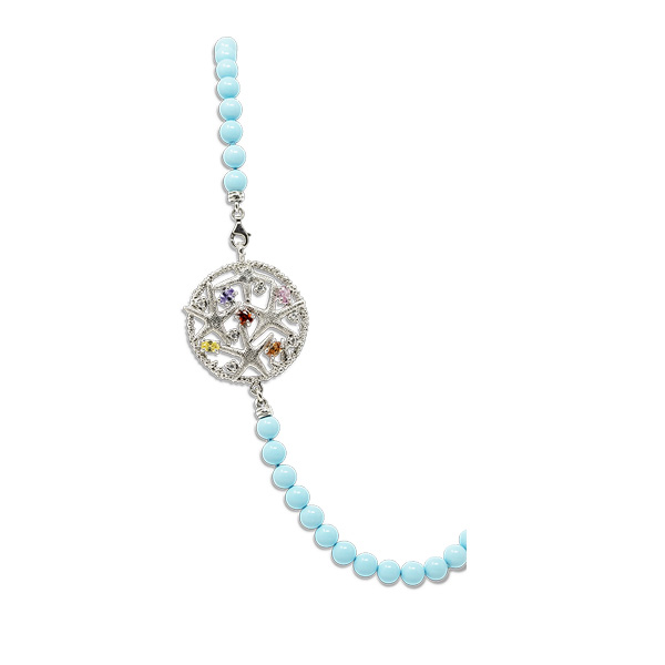 Alternative view of Collana Mare ClMr54-Turchese