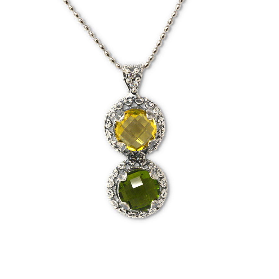 Collana Cumeja Cmj02 TopazioGiallo-Peridoto