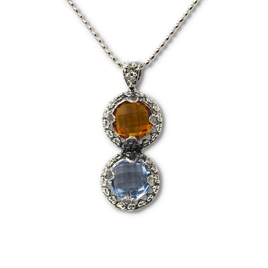 Collana Cumeja Cmj02 Citrino - TopazioAzzurro