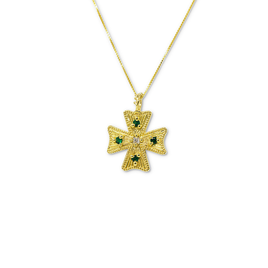 Collana Le Croci Cr13Oro