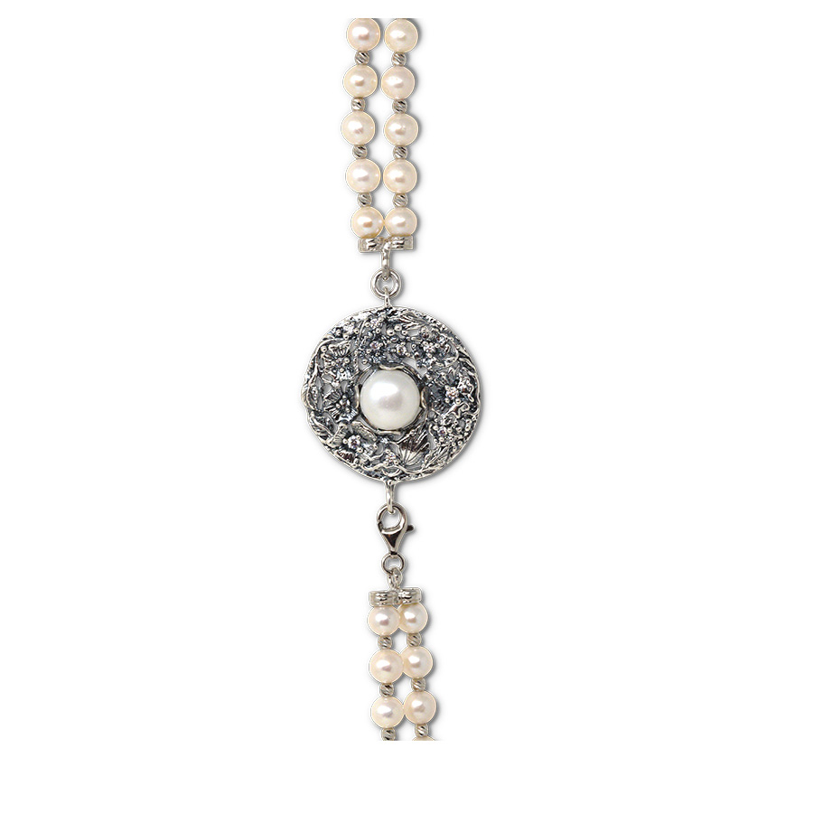 Alternative view of Collana Elegance ElgP04-2fili