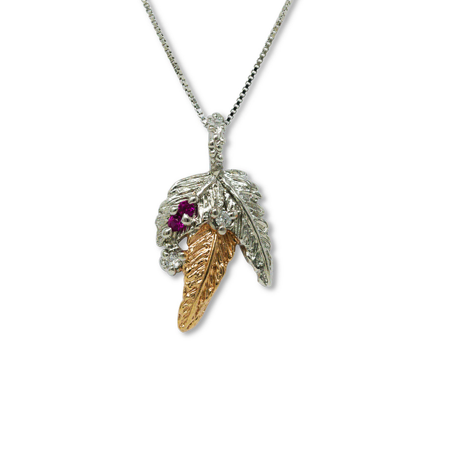 Collana Laurea Lr01bicolore