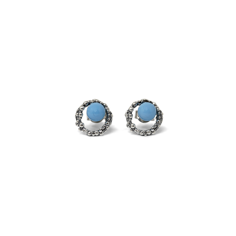 Alternative view of Orecchini Ricci Di Mare OrRm17-Turchese