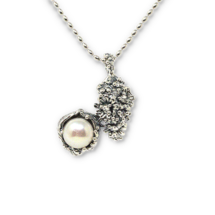 Collana Primule D'Argento Prm04-Perla