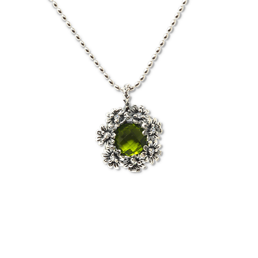 Collana Primule D'Argento Prm05 - immagine 3