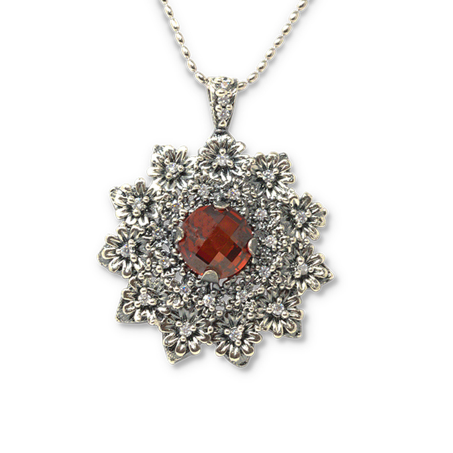 Collana Primule D'Argento Prm08