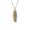 Collana in argento Primule D'Argento Prm10bicolore-blu