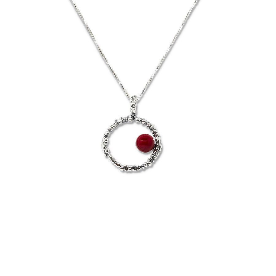 Collana Ricci Di Mare Rm18-Corallo