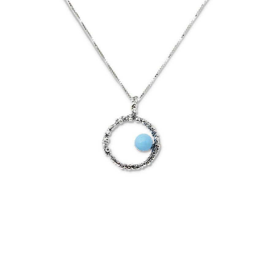 Collana Ricci Di Mare Rm18-Turchese