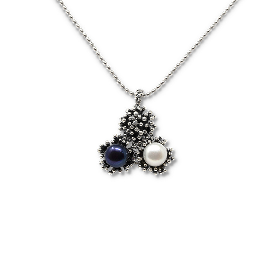 Collana Abissi ABS12-Perla Nera