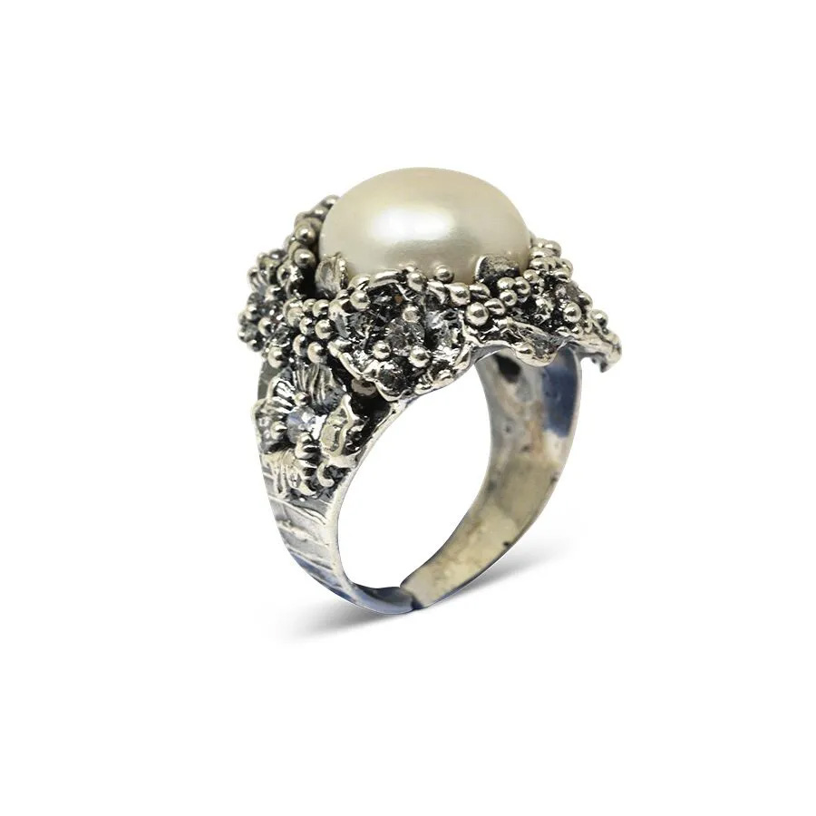 Alternative view of Anello Elegance AnElg04-Perla