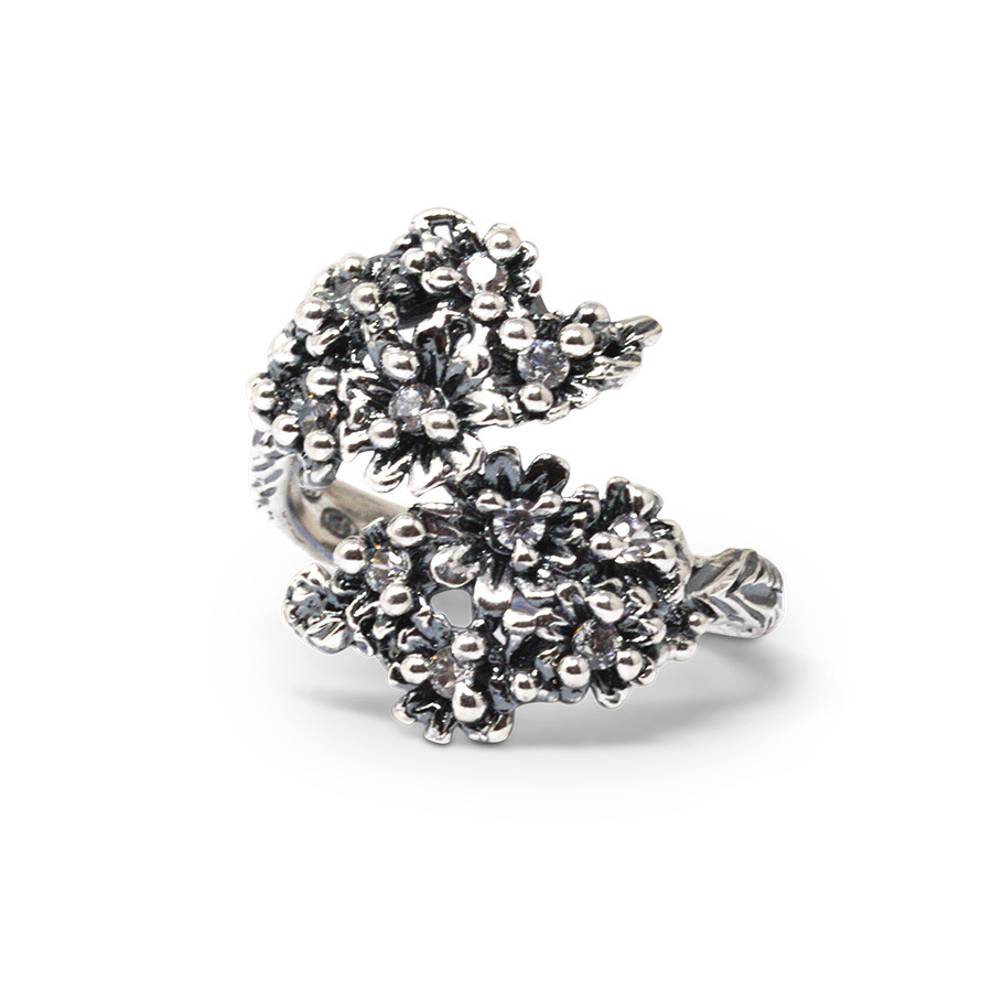 Anello Primule D'Argento AnPrm03