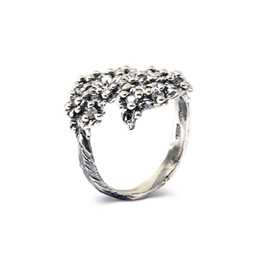 Alternative view of Anello Primule D'Argento AnPrm03