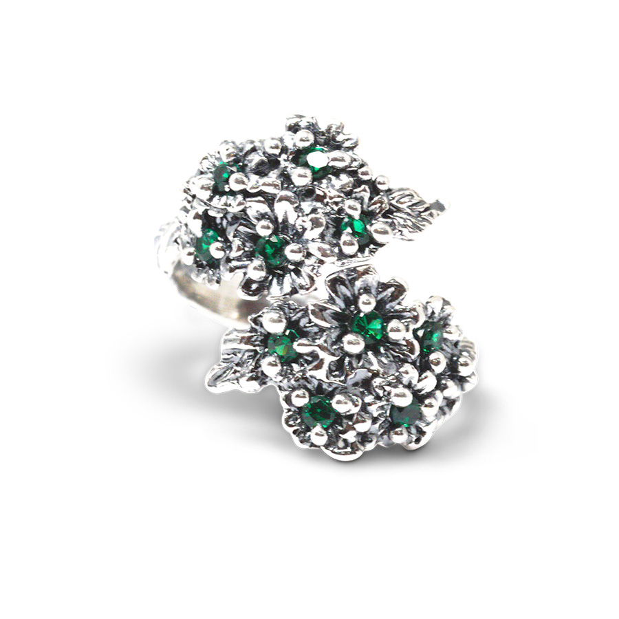 Anello Primule D'Argento AnPrm03 - immagine 3