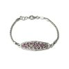Bracciale in argento Primule D'Argento BrKPrm10-rosso
