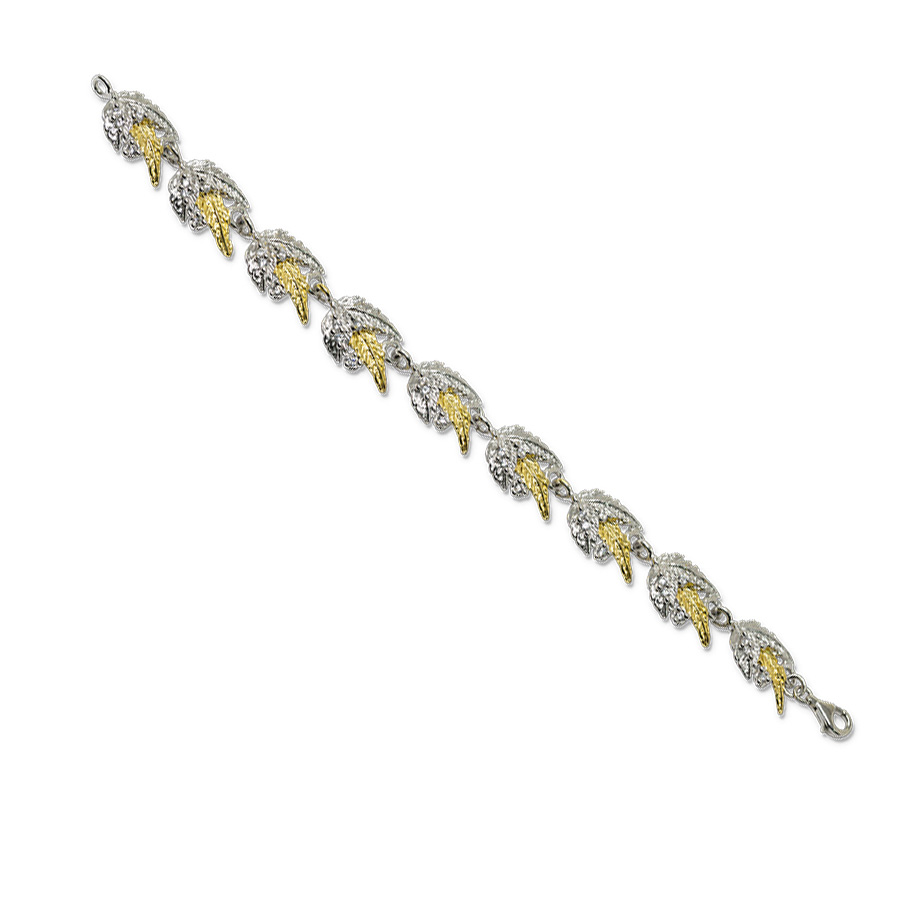 Alternative view of Bracciale Laurea BrLr01Bicolore