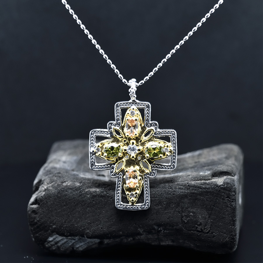 Alternative view of Collana Le Croci Cr08 Oro