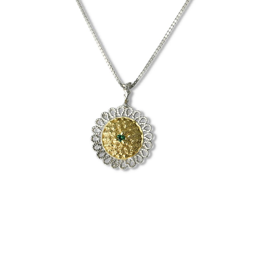 Collana Sardinia Fg07bicolore-verede