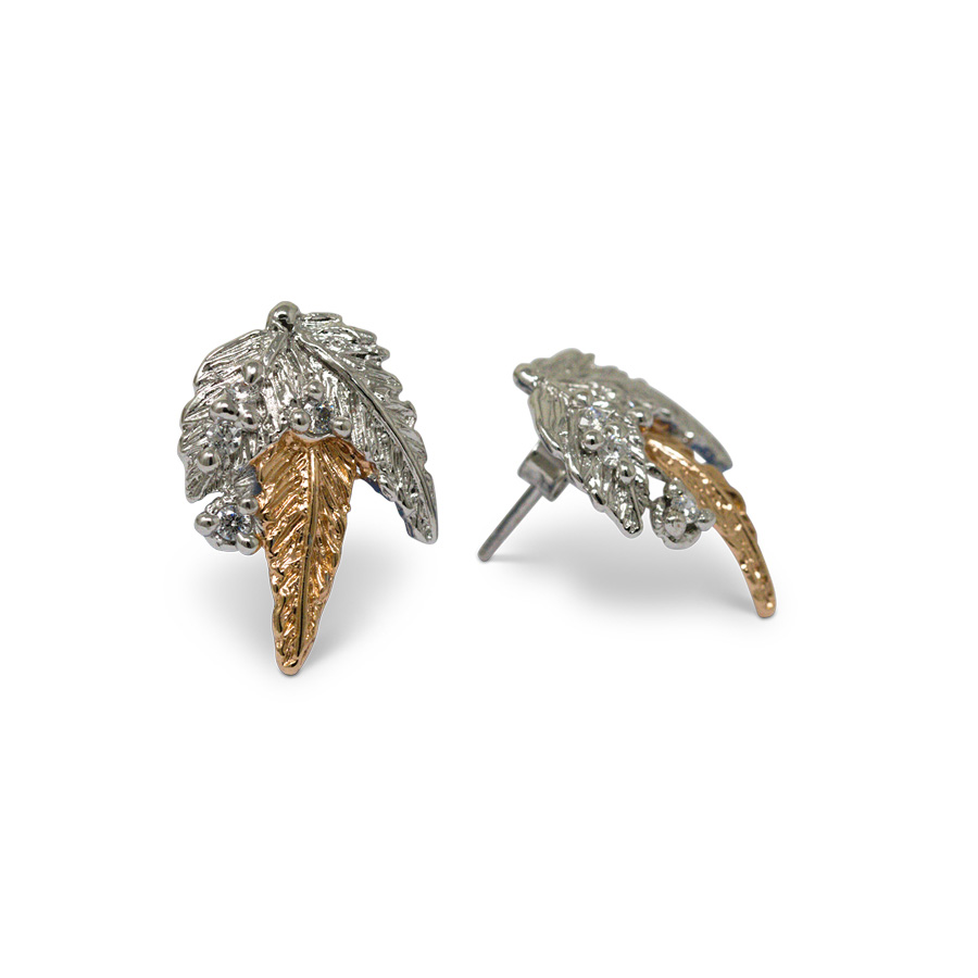 Orecchini Laurea OrLr01bicolore